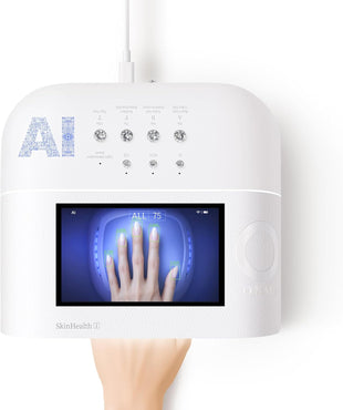 Lámpara de uñas LED UV AI, luz UV para uñas con IA, Maquinaria de secado para manicura con reconocimiento de manos, Lámpara Computarizada