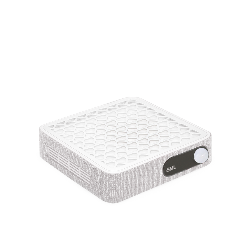 Extractor para manicura marca SML, Aspirador de polvo de uñas profesional inalambrico 60W