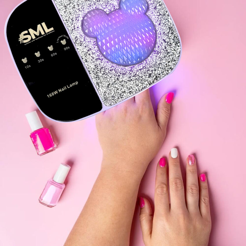 Lámpara de Secado de Uñas UV L123 Inalámbrica de 168W